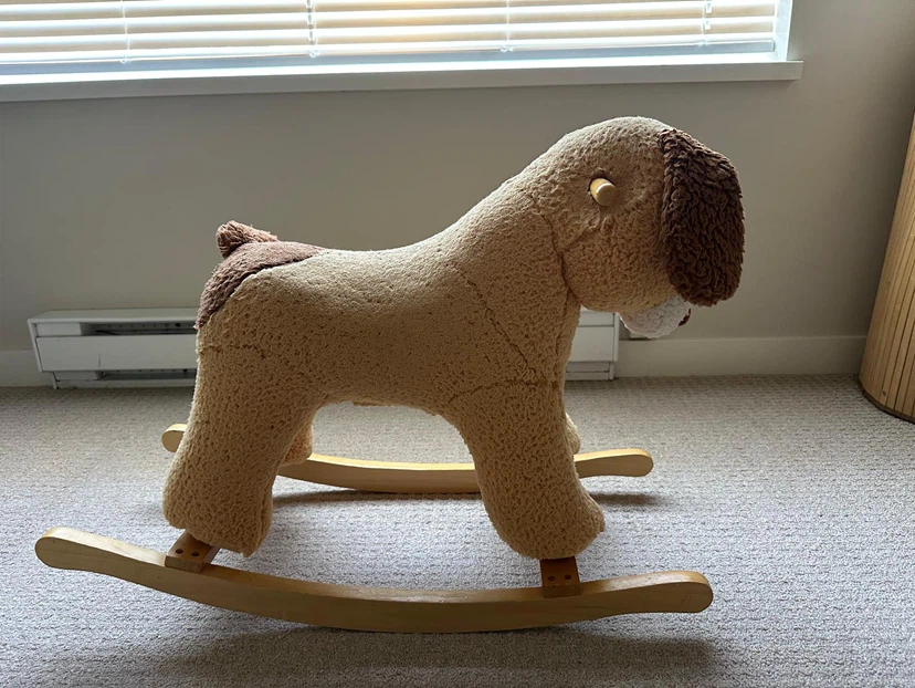 Plush Dog Rocking Toy