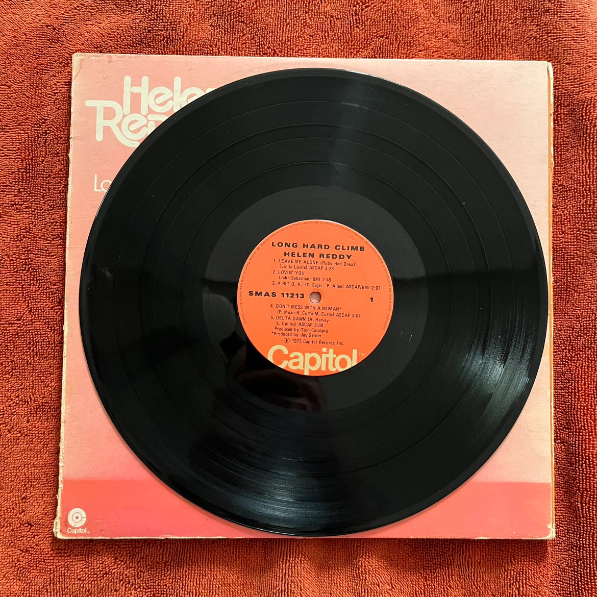 Helen Reddy Long Hard Climb Vinyl Record - photo 2