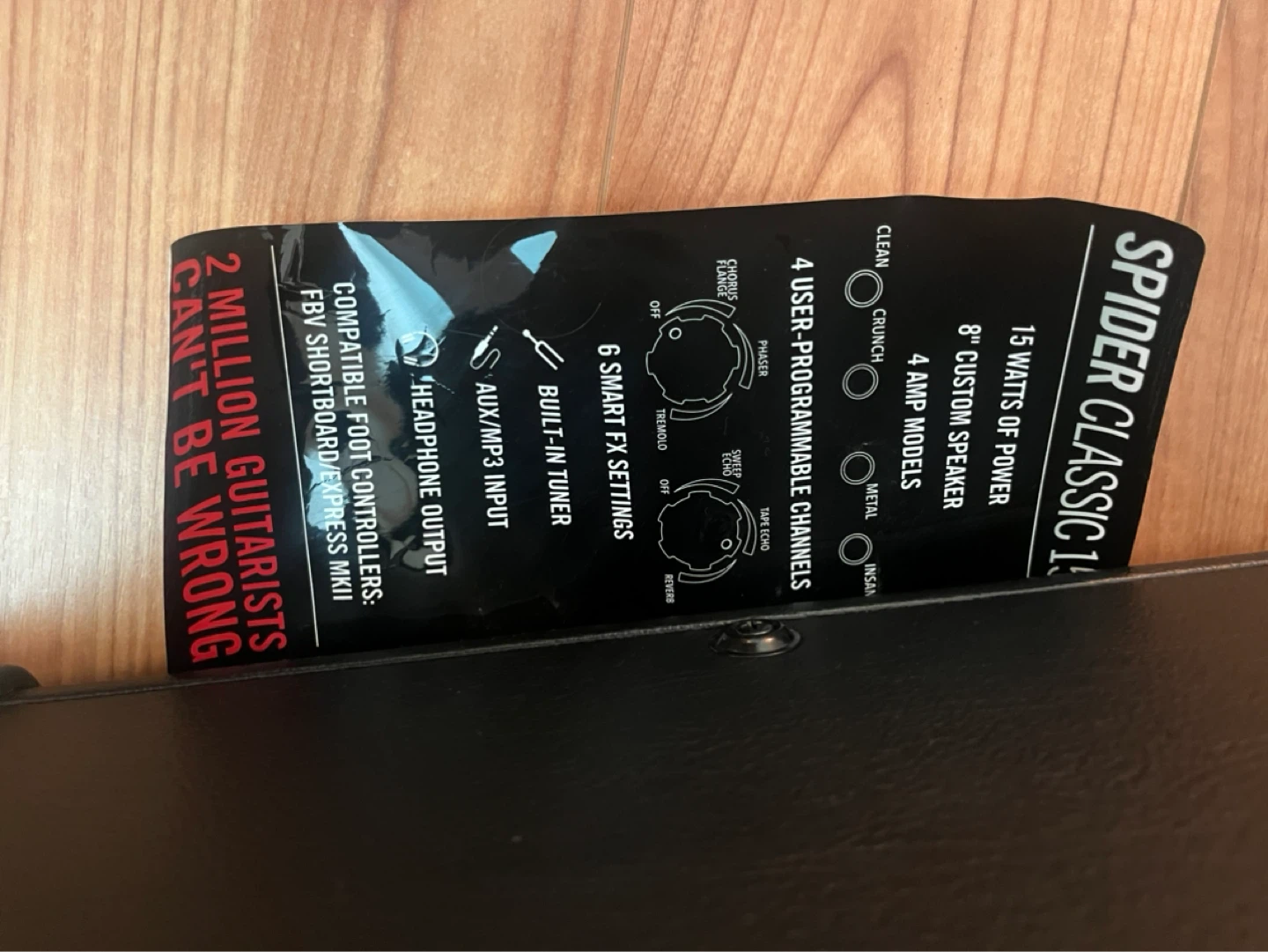 Line 6 classic 15 spider guitar amp - photo 4