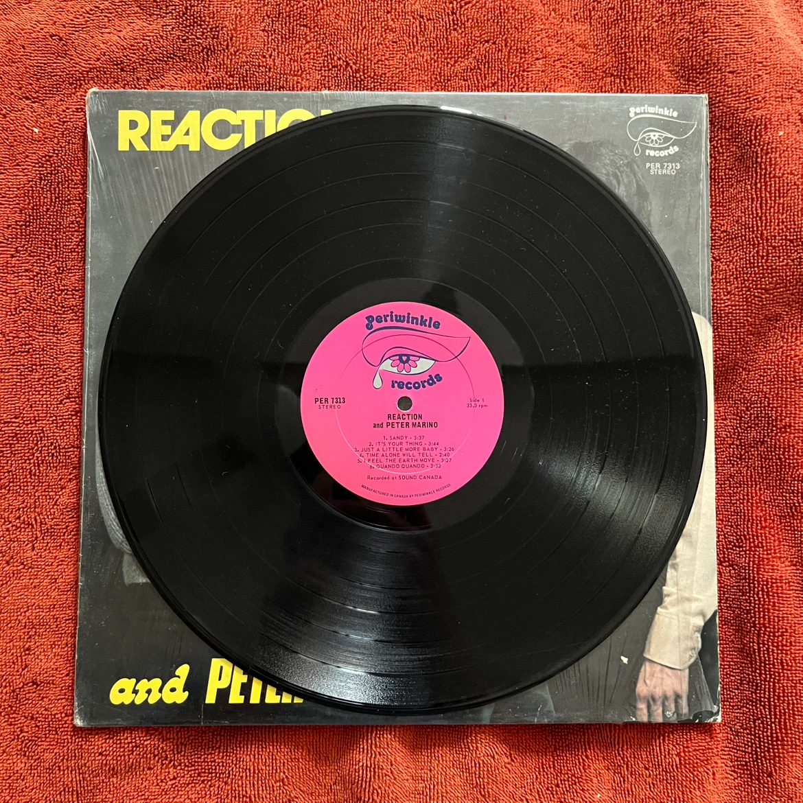 Reaction and Peter Marino Vinyl Record - photo 2