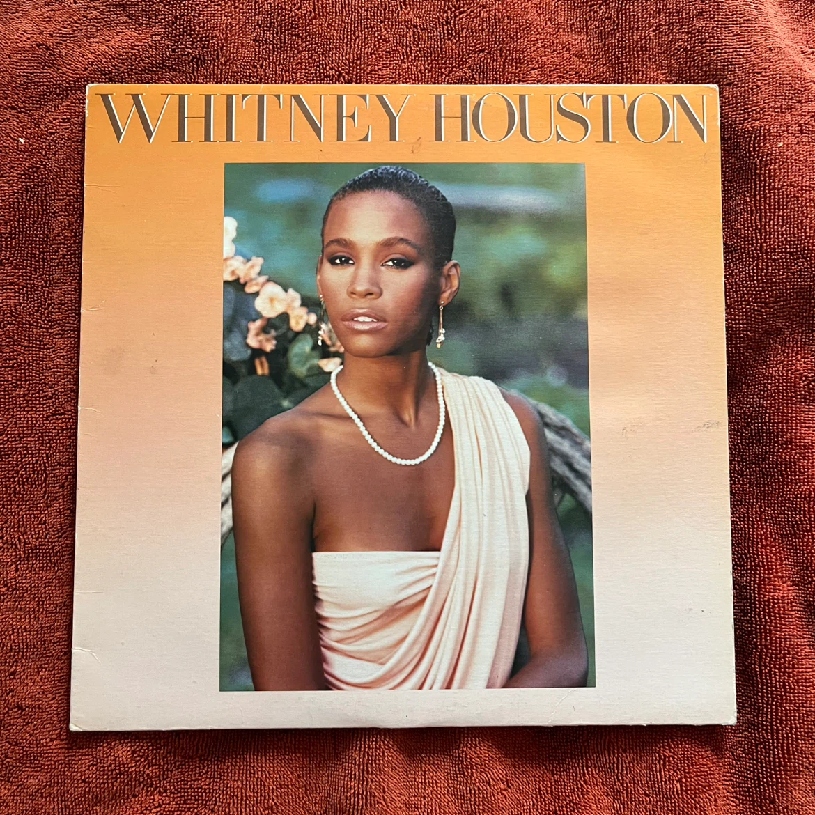 Whitney Houston Self-Titled Vinyl Record Album