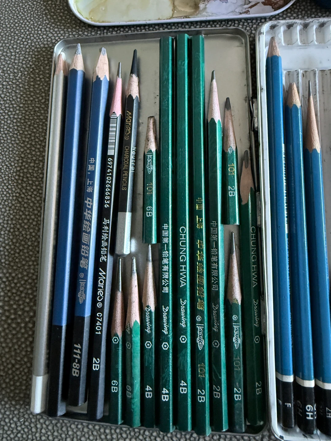 Assorted Watercolour Paint Pan Set with Pencils - photo 4