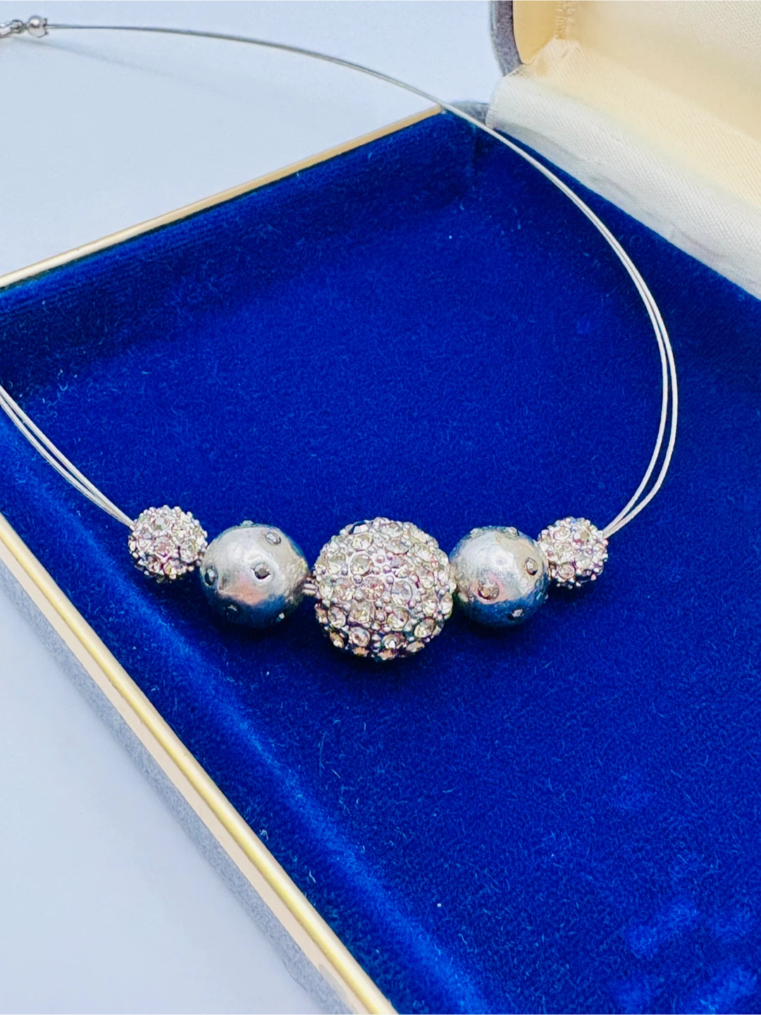 Chico's Silver Tone Necklace with Crystal Accents - photo 3