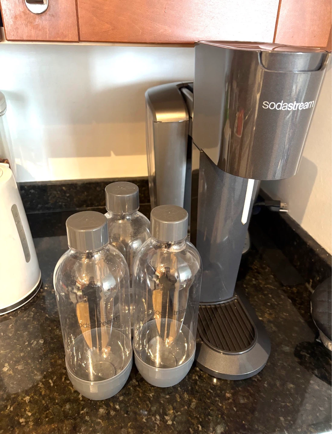 SodaStream Sparkling Water Maker with 3 Bottles