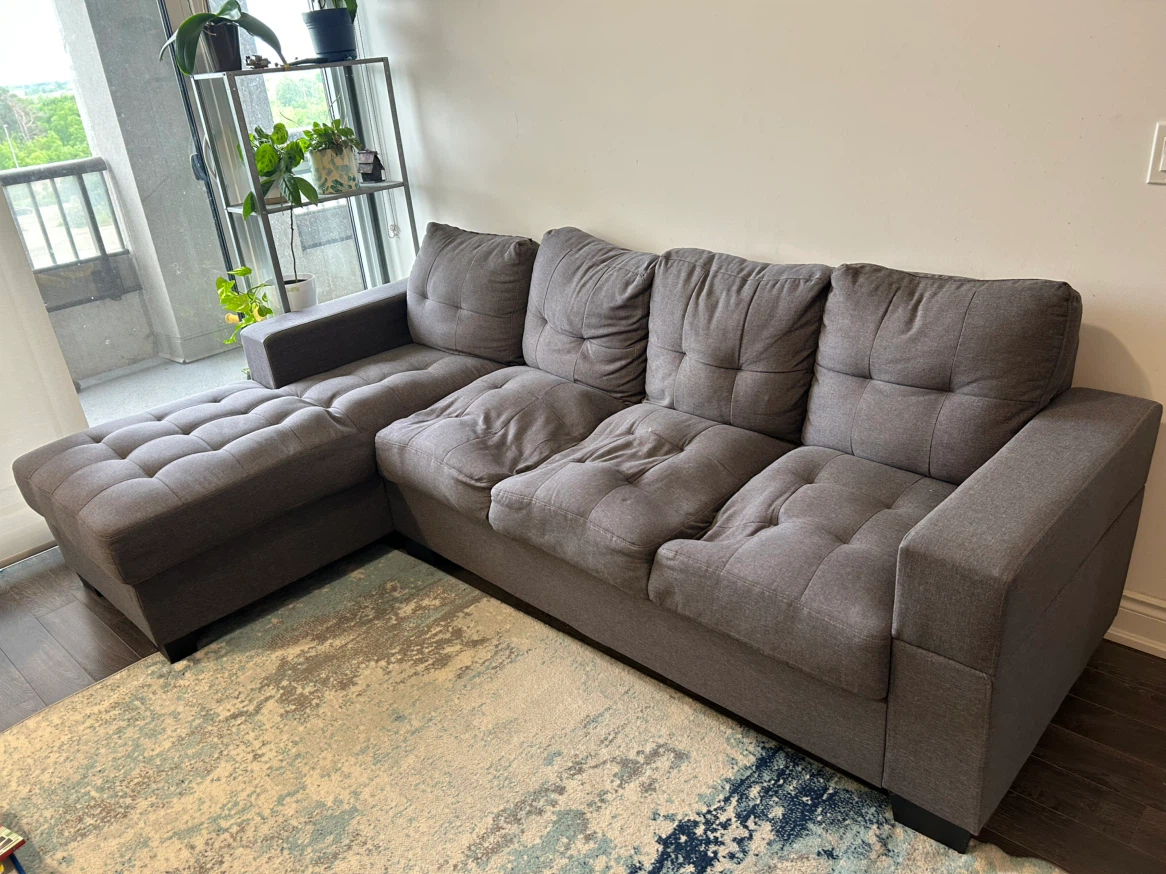 Grey Sectional Sofa - photo 2
