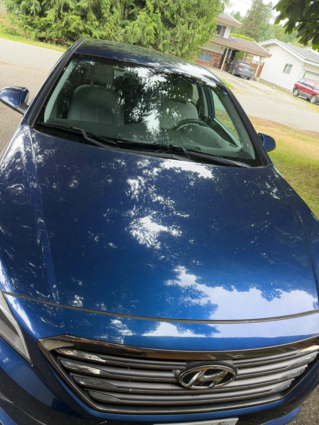 Blue Hyundai Sonata Sedan - photo 3