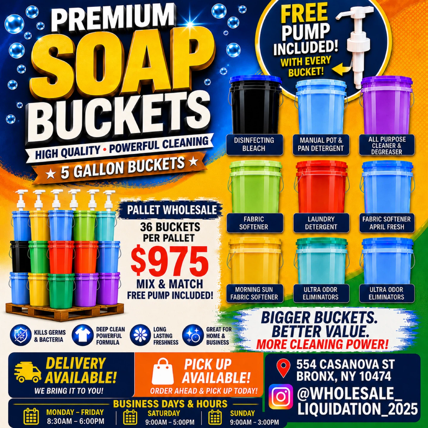 Premium 5 Gallon Soap Buckets