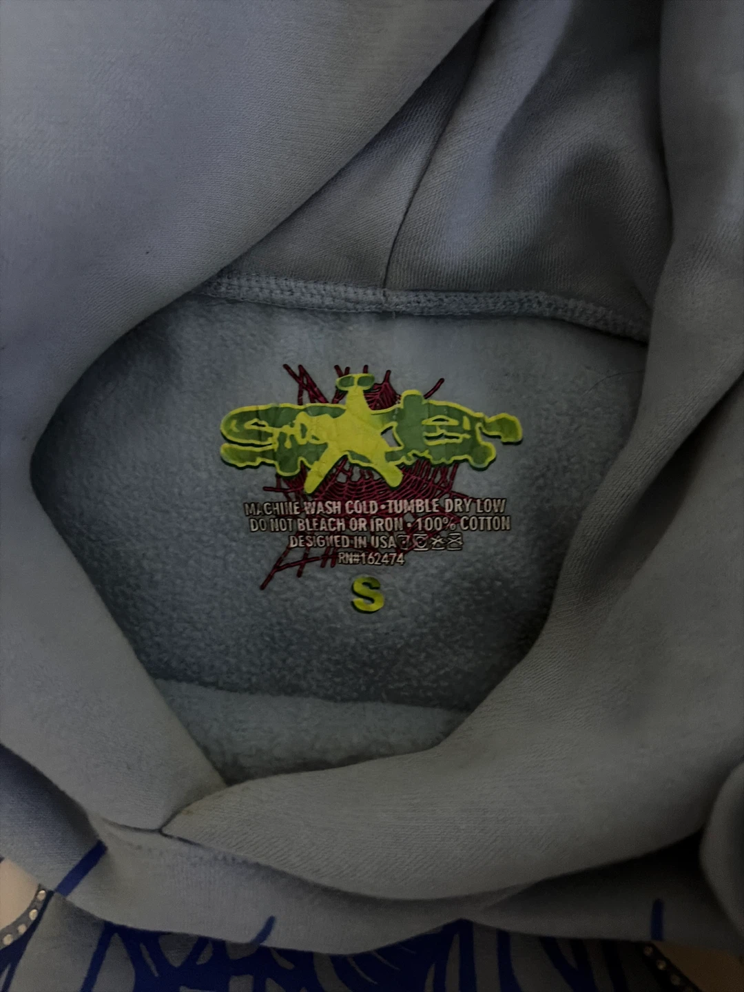 Sp5der Hoodie - Blue - photo 2