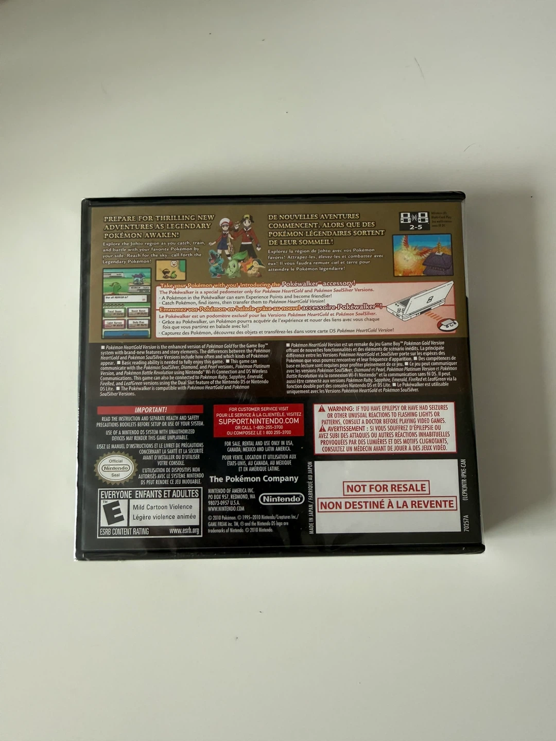 Nintendo DS Pokemon HeartGold Version Game - photo 2