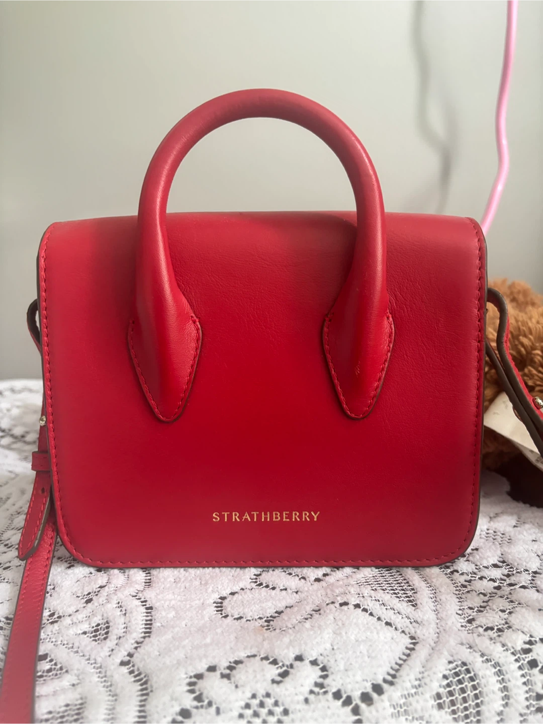 STRATHBERRY Red Mini Bag