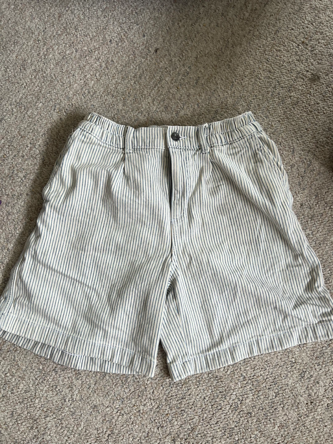 Aerie Striped High-Waisted Shorts Size S