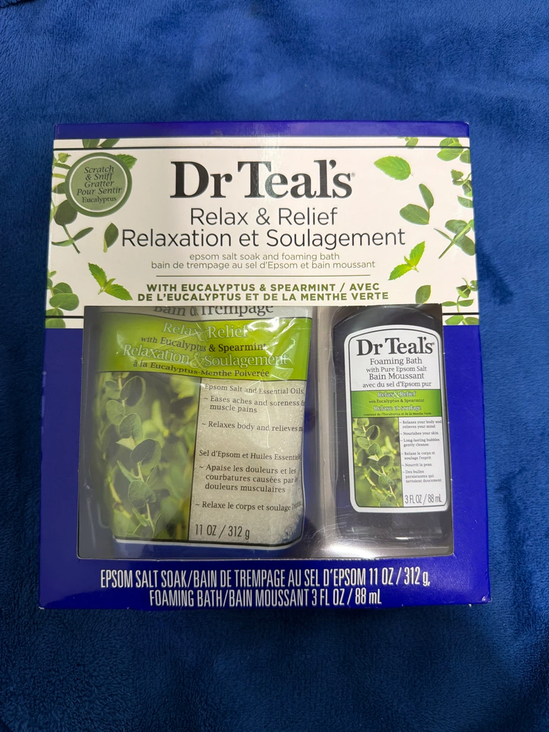 Dr Teal's Relax & Relief Eucalyptus & Spearmint Bath Set