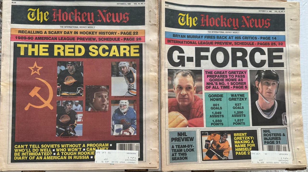 Collection of The Hockey News (Sept.89 to Sept.91) - photo 2