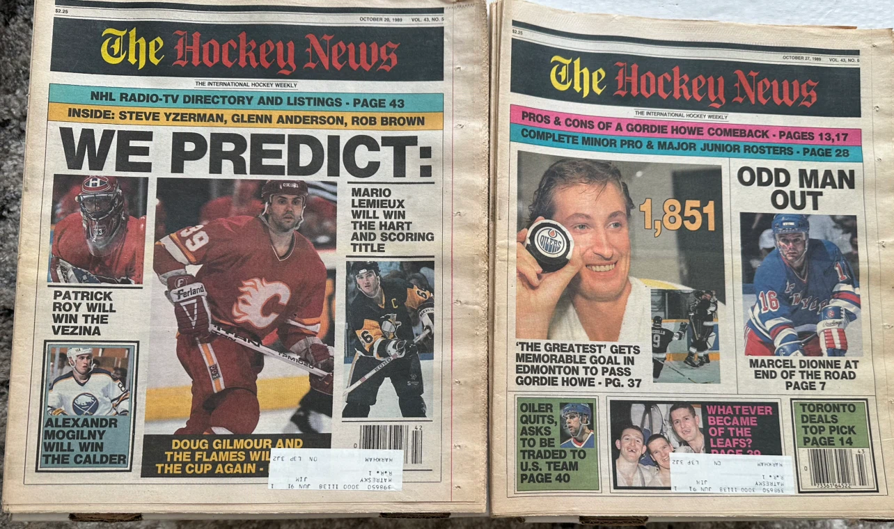 Collection of The Hockey News (Sept.89 to Sept.91) - photo 3