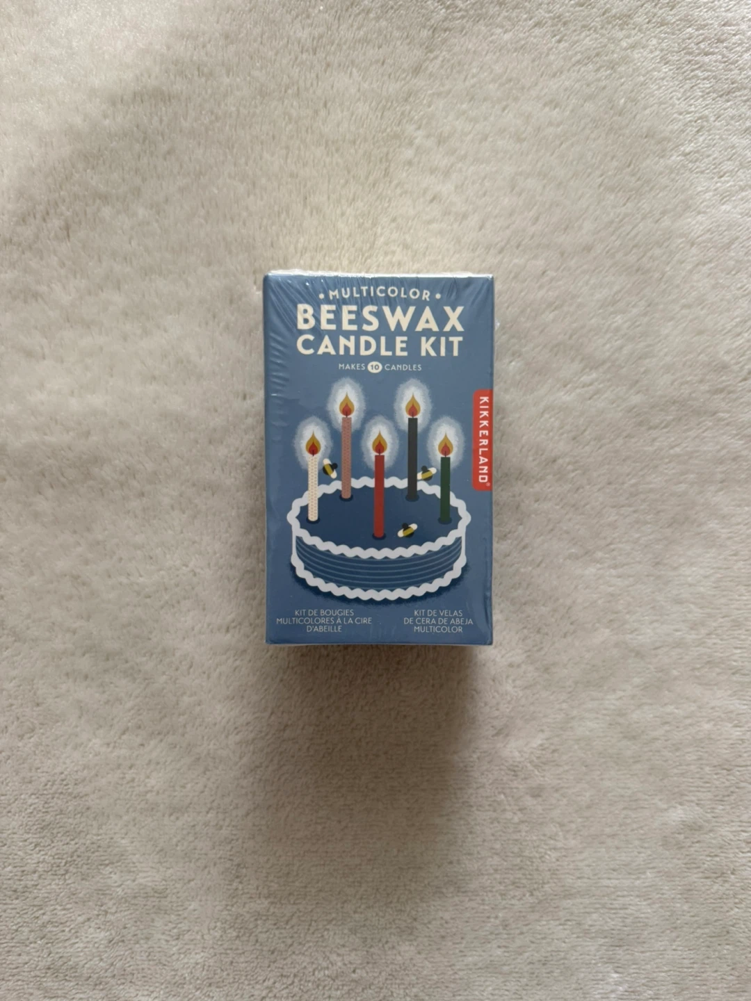 Kikkerland Multicolor Beeswax Candle Kit - Makes 10 Candles