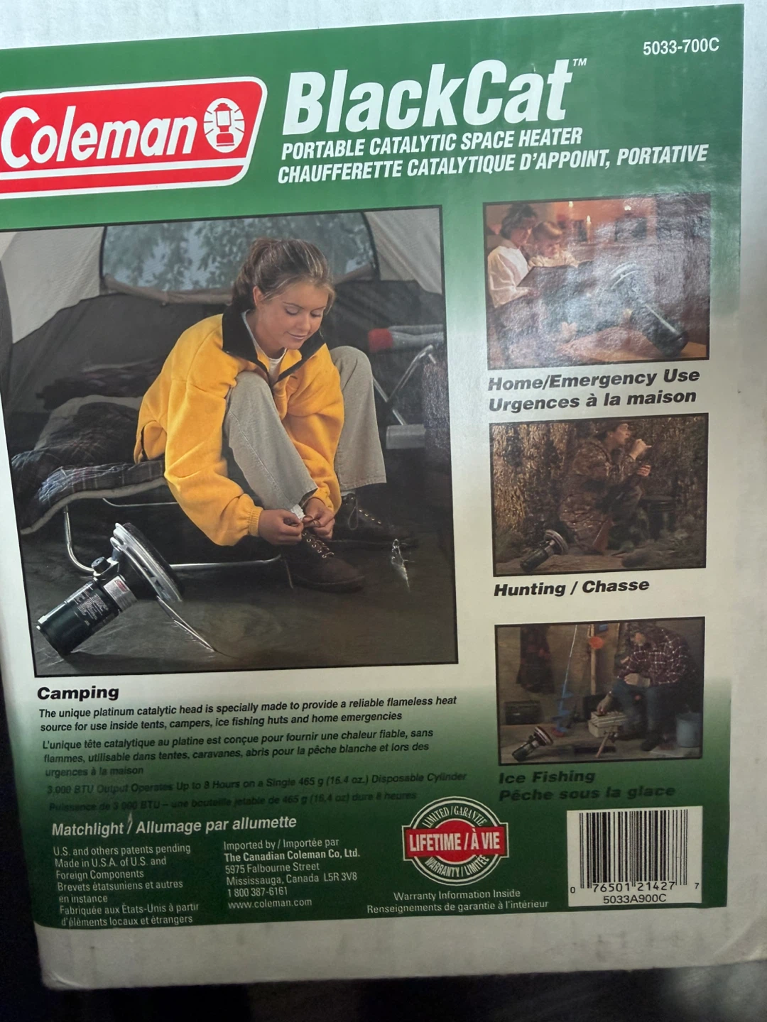 COLEMAN CAMPING HEATER - photo 2