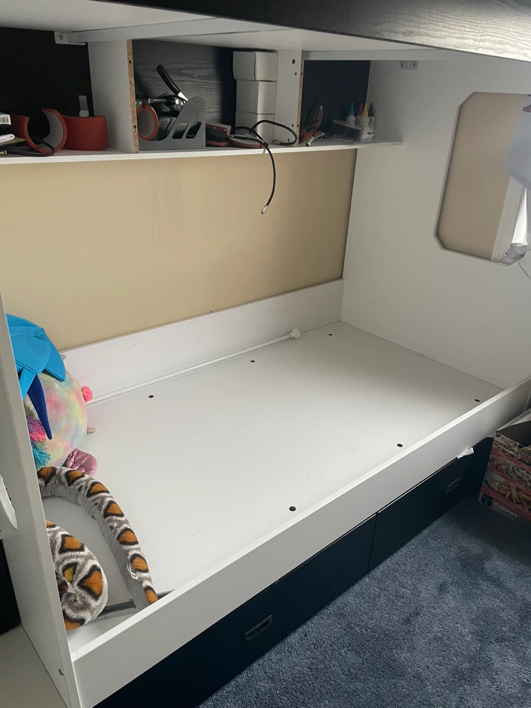 Twin Over Twin Bunk Bed with Storage - photo 3