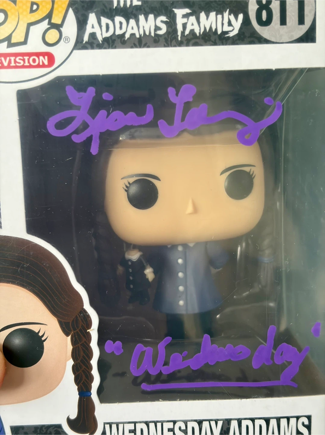 Funko Pop! The Addams Family #811 Wednesday Adams - Signed