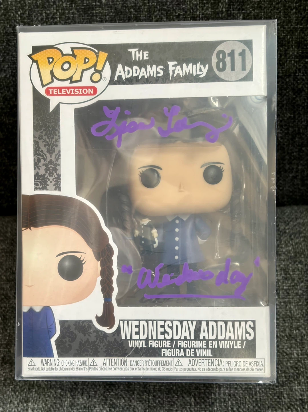 Funko Pop! The Addams Family #811 Wednesday Adams - Signed - photo 2