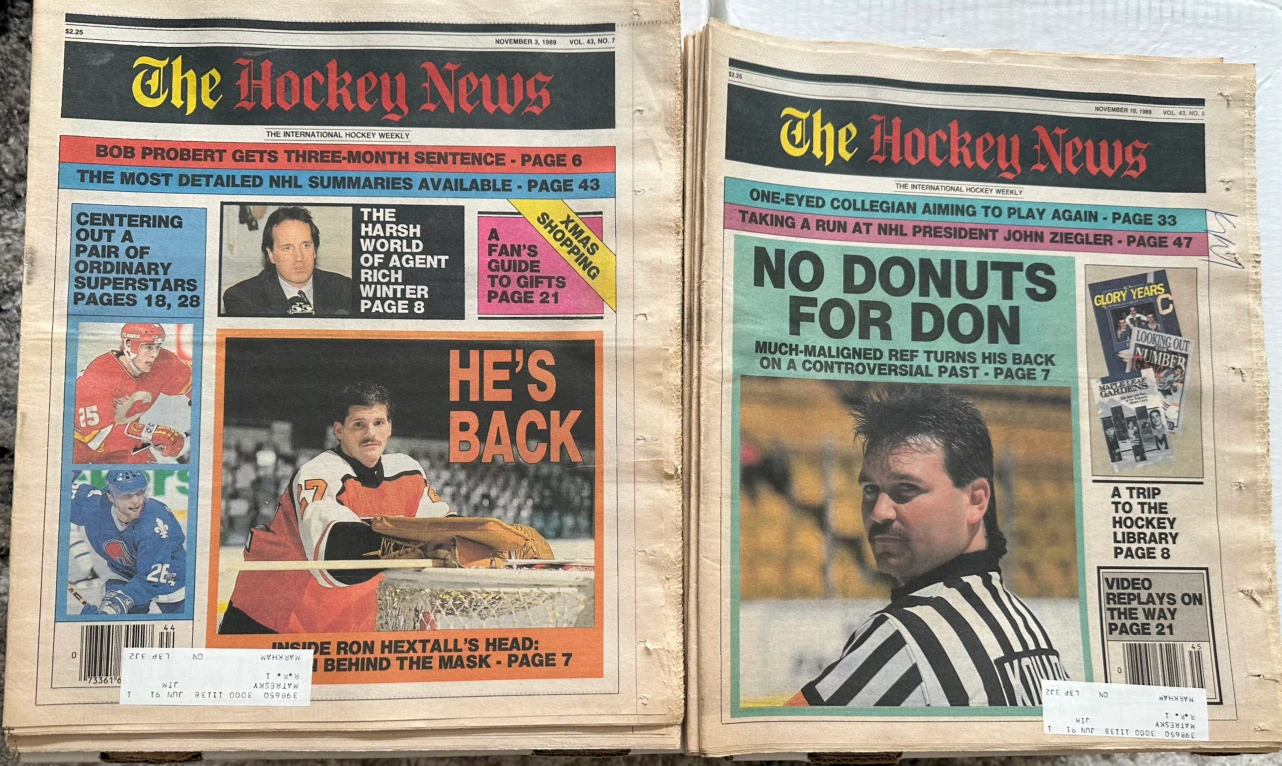 The Hockey News Collection (1989 to 1991) - photo 3