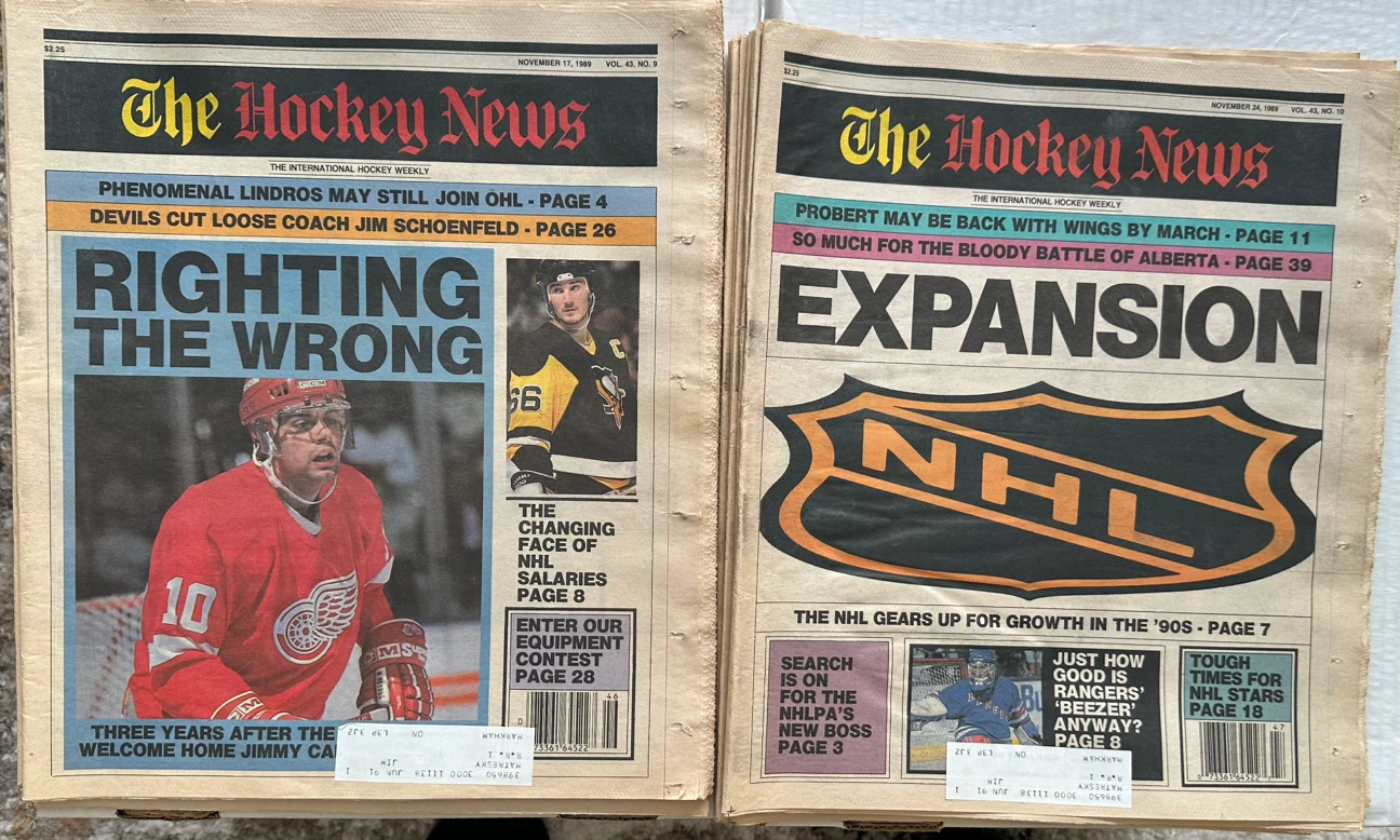 The Hockey News Collection (1989 to 1991) - photo 4