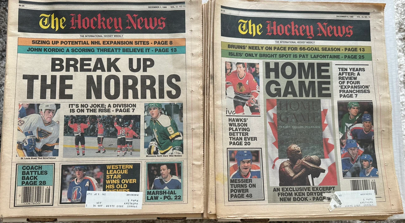 The Hockey News Collection (1989 to 1991) - photo 5