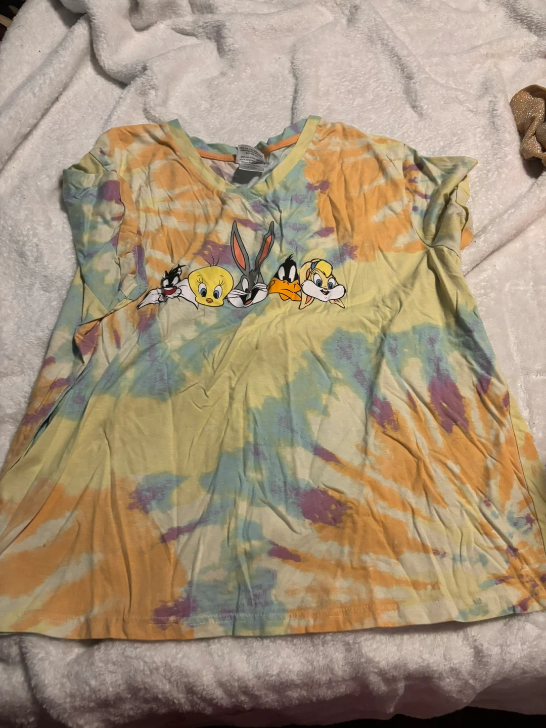 Space Jam Tie-Dye Looney Tunes T-Shirt