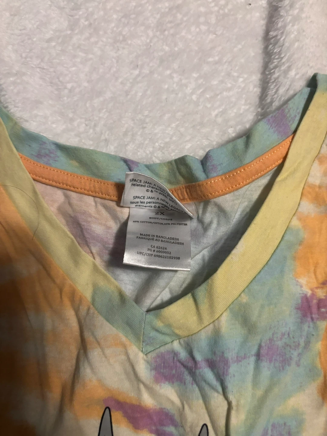 Space Jam Tie-Dye Looney Tunes T-Shirt - photo 2