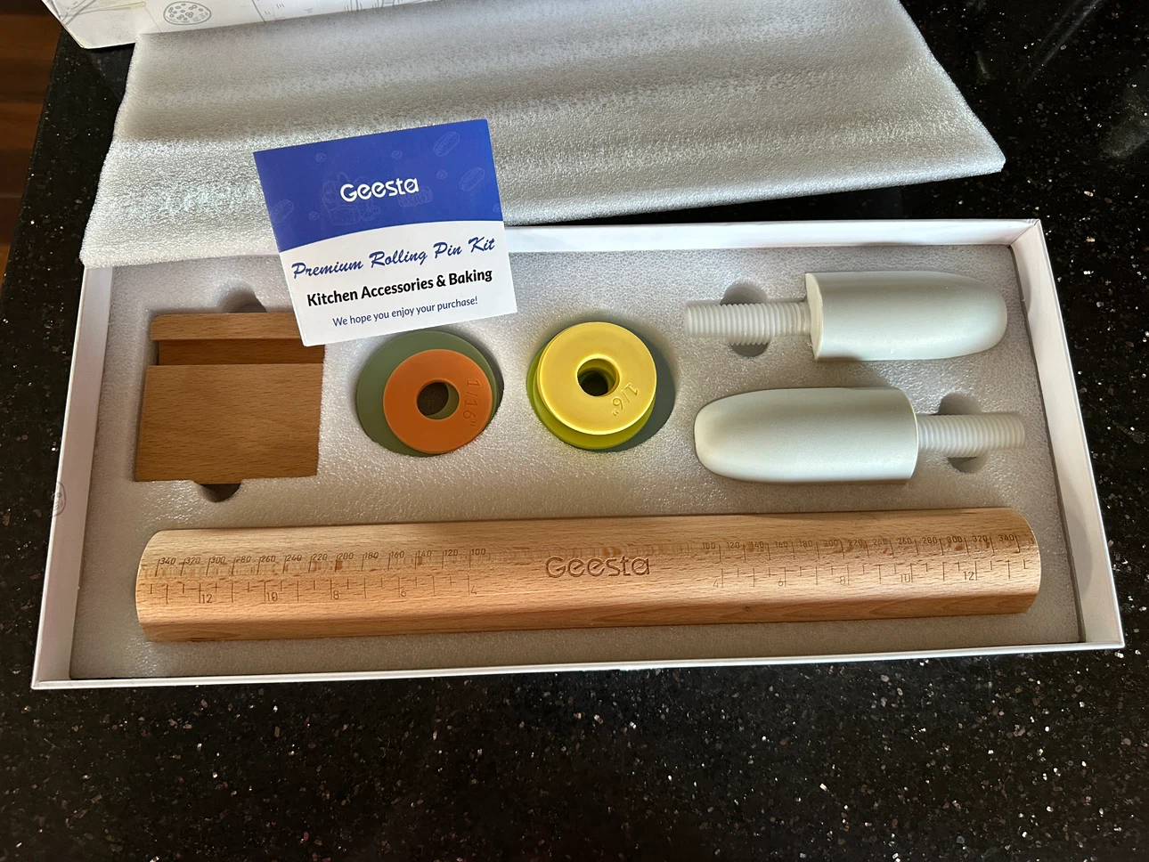 Adjustable wood rolling pin - photo 3
