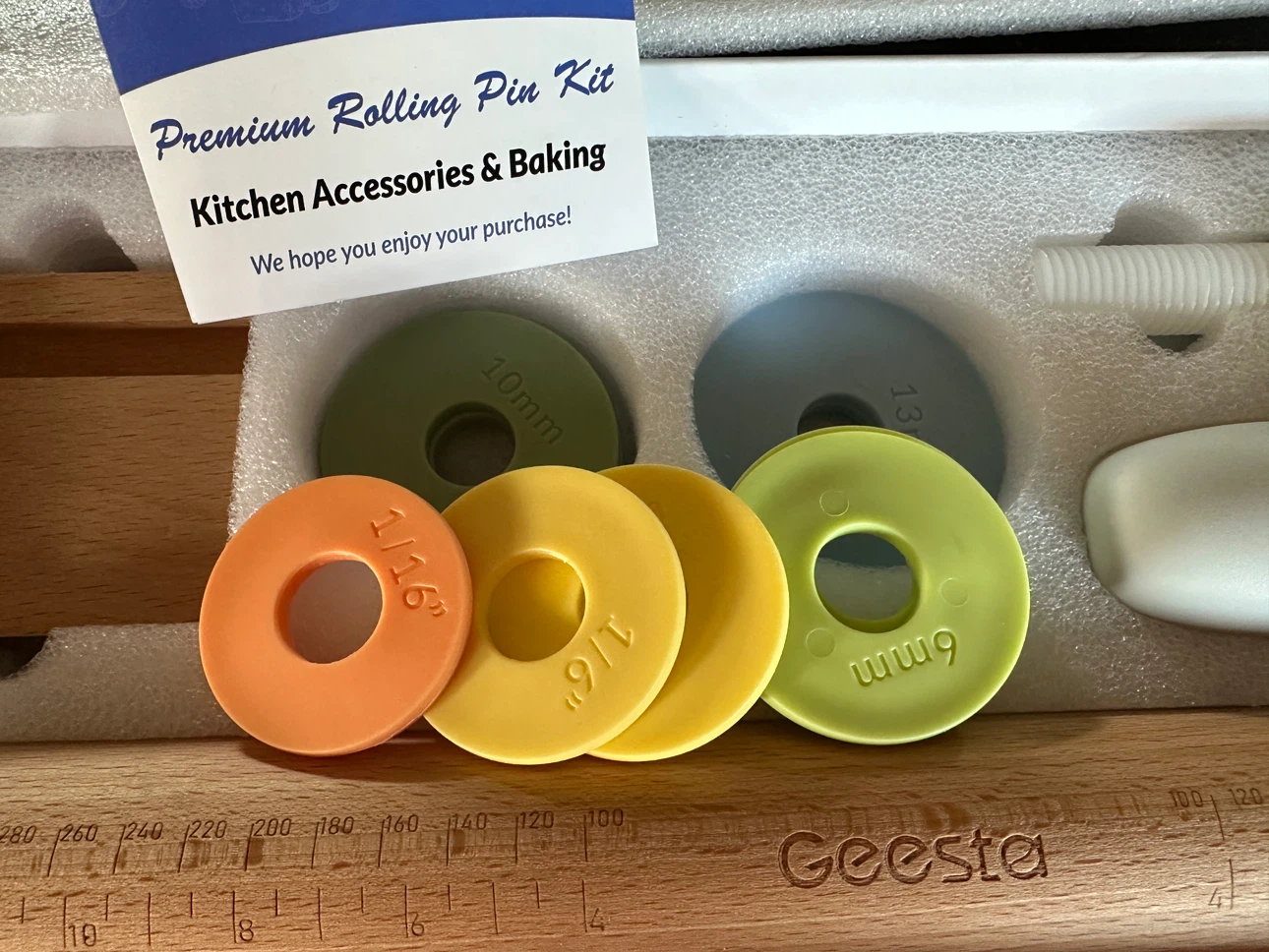 Adjustable wood rolling pin - photo 4