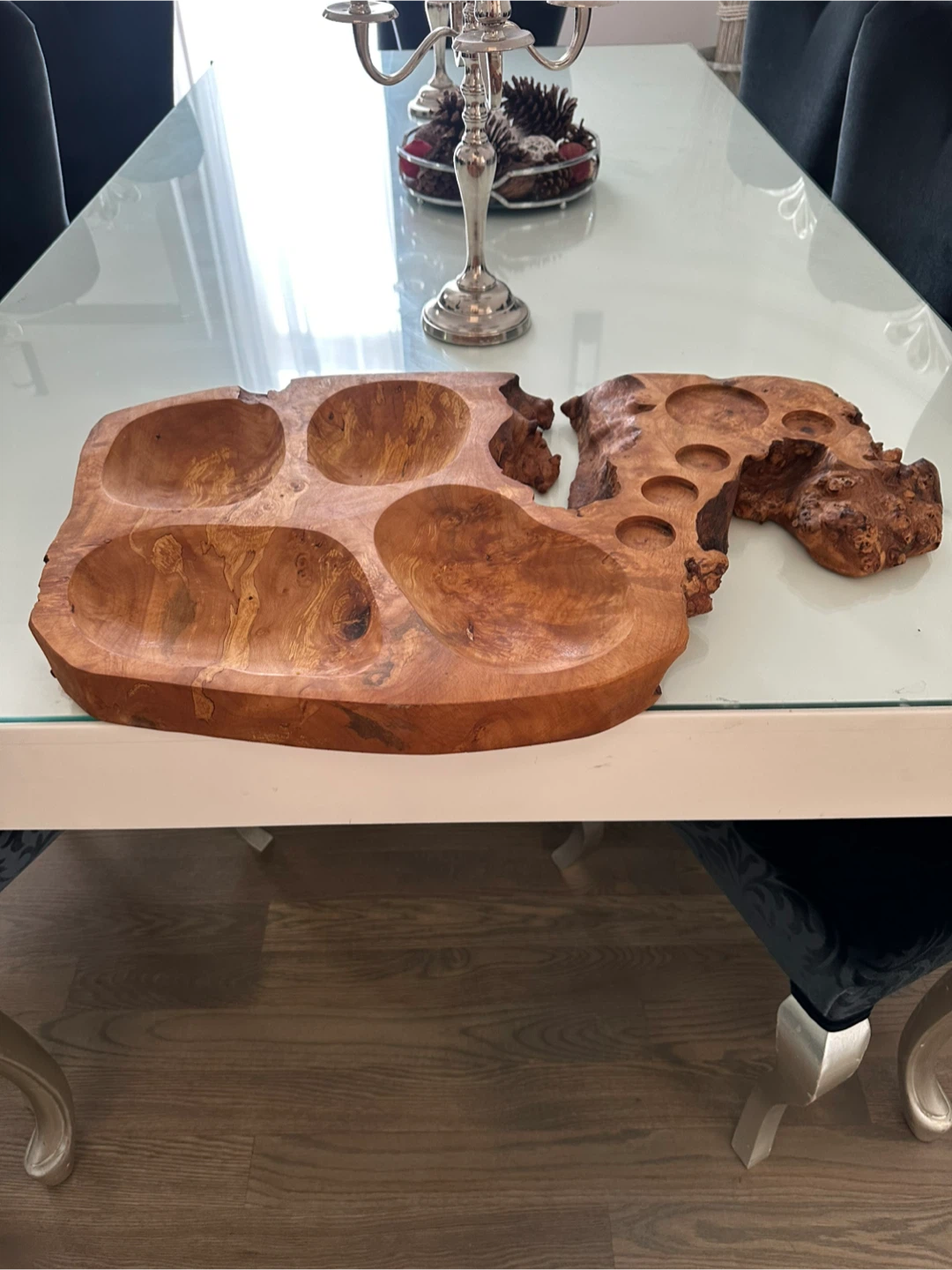 Unique Live Edge Wooden Serving Platter - photo 4
