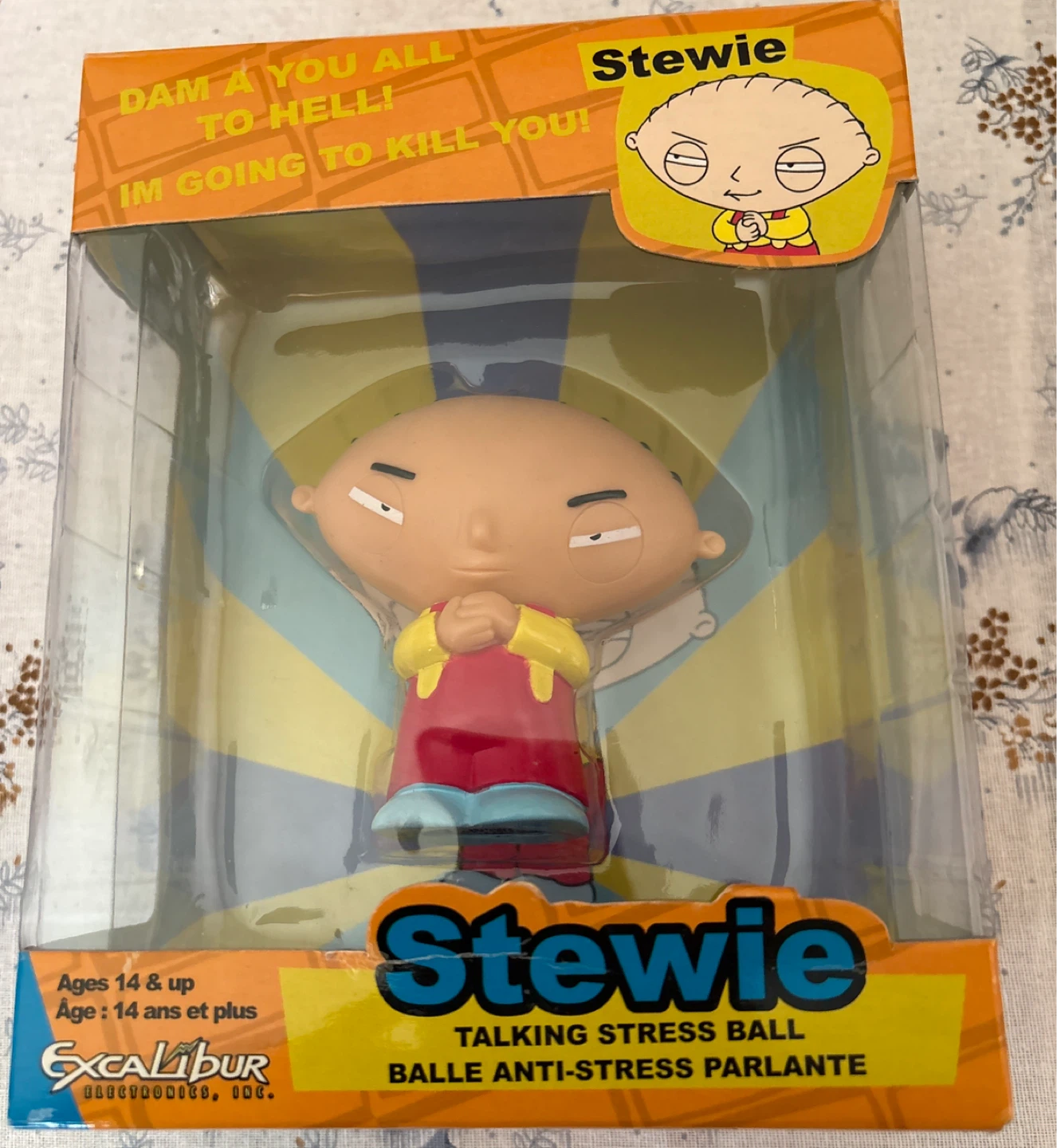 Excalibur Stewie Talking Stress Ball