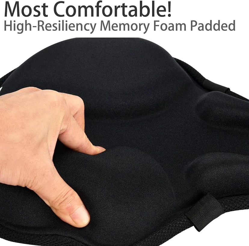 DAWAY High-Resiliency Memory Foam Bicycle Seat Cushion - photo 3
