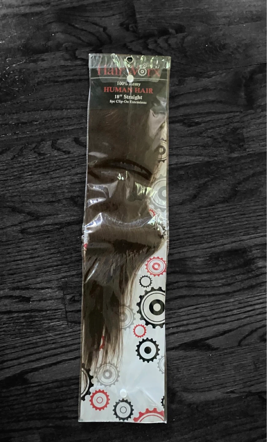 Hairworx 18" Straight 8pc Clip-On Extensions - photo 2