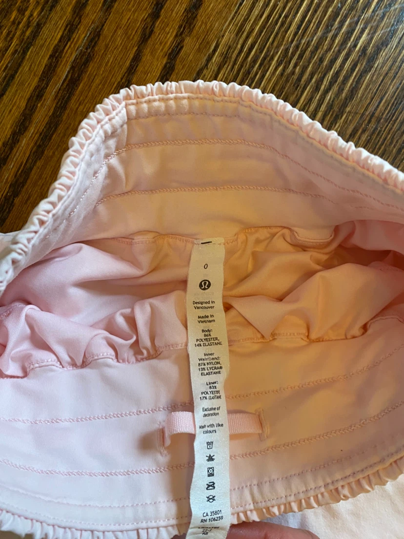 Lululemon Pink Running Shorts Size 0 - photo 2