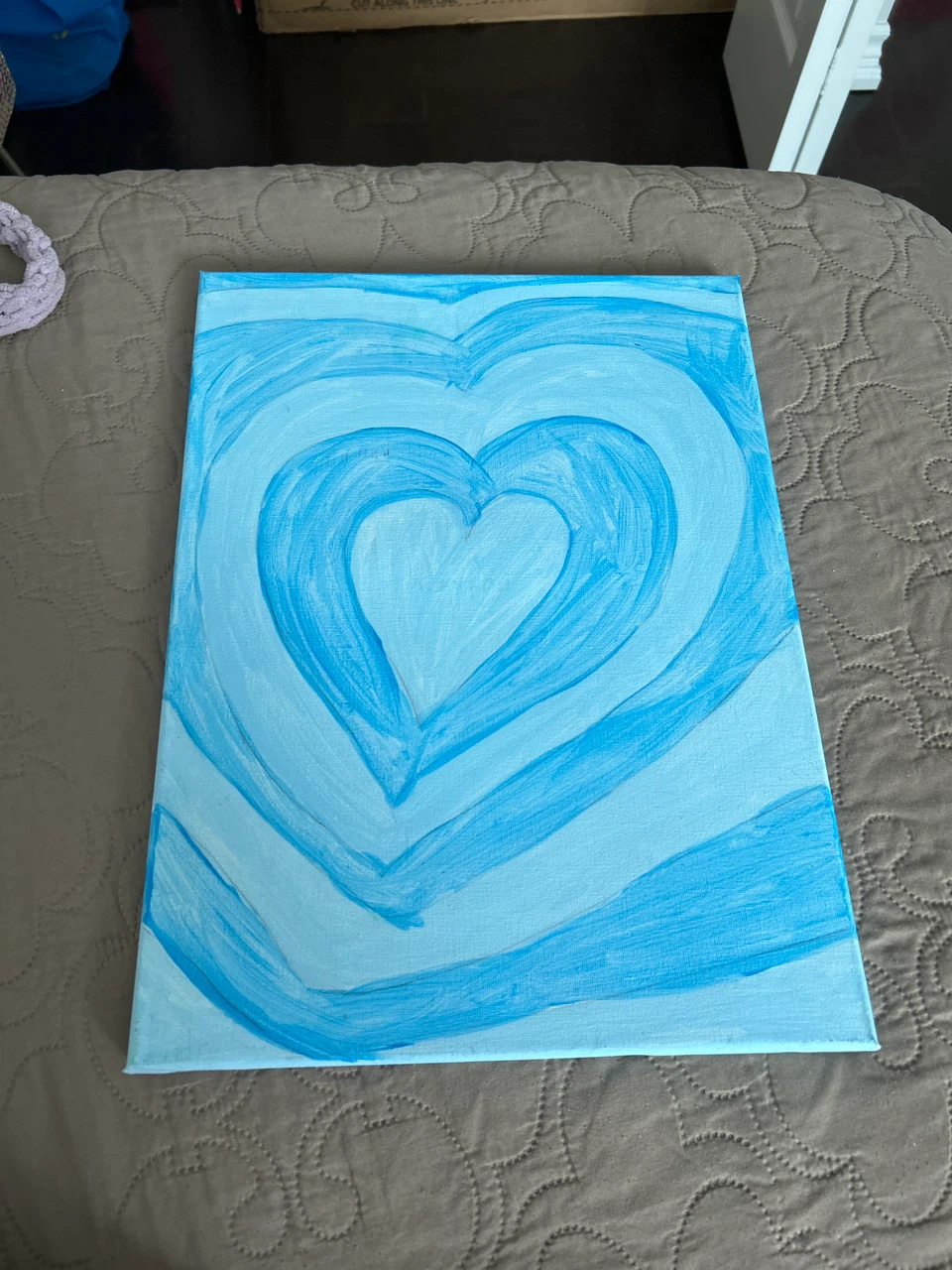 Blue Heart Painting