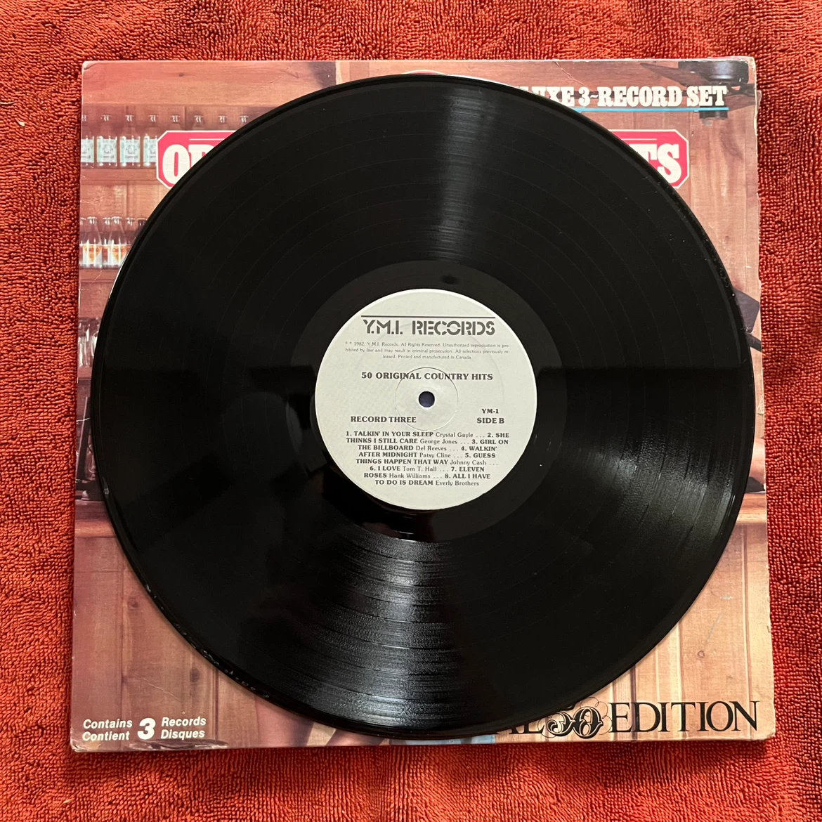 50 Original Country Hits Deluxe 3-Record Set - photo 3