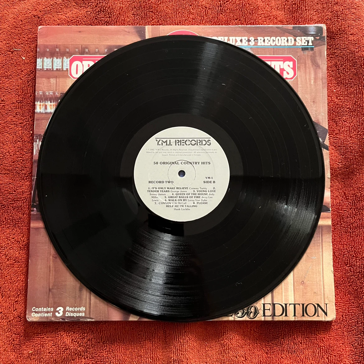 50 Original Country Hits Deluxe 3-Record Set - photo 4