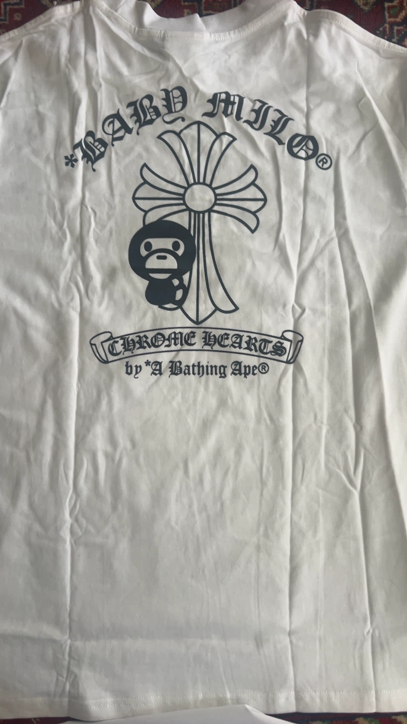 BAPE x chrome white tee - photo 3