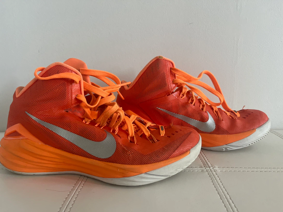 Nike Hyperdunk Basketball Shoes - Orange Silver