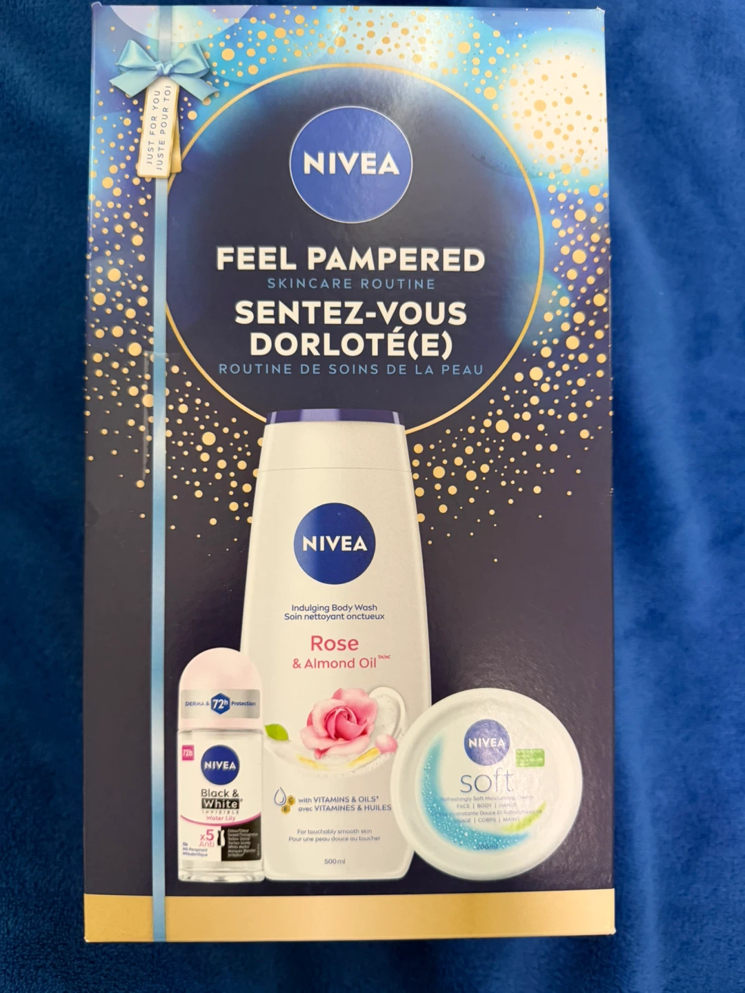 Nivea Feel Pampered Skincare Routine Gift Set
