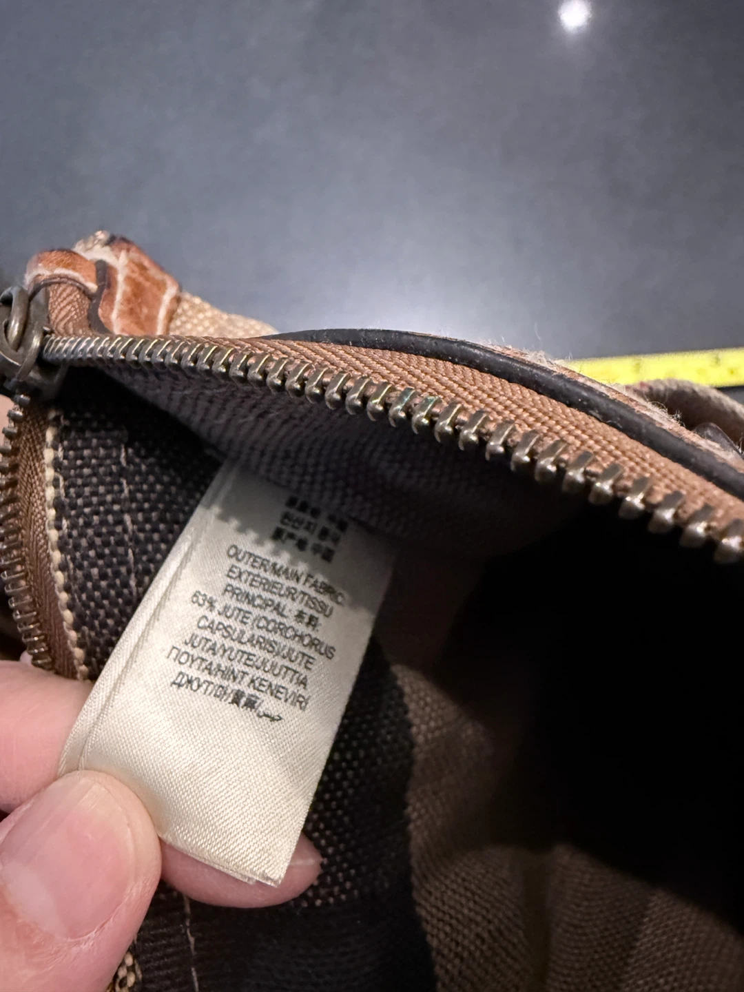 Vintage Burberry Canvas & Leather Shoulder Bag - photo 5
