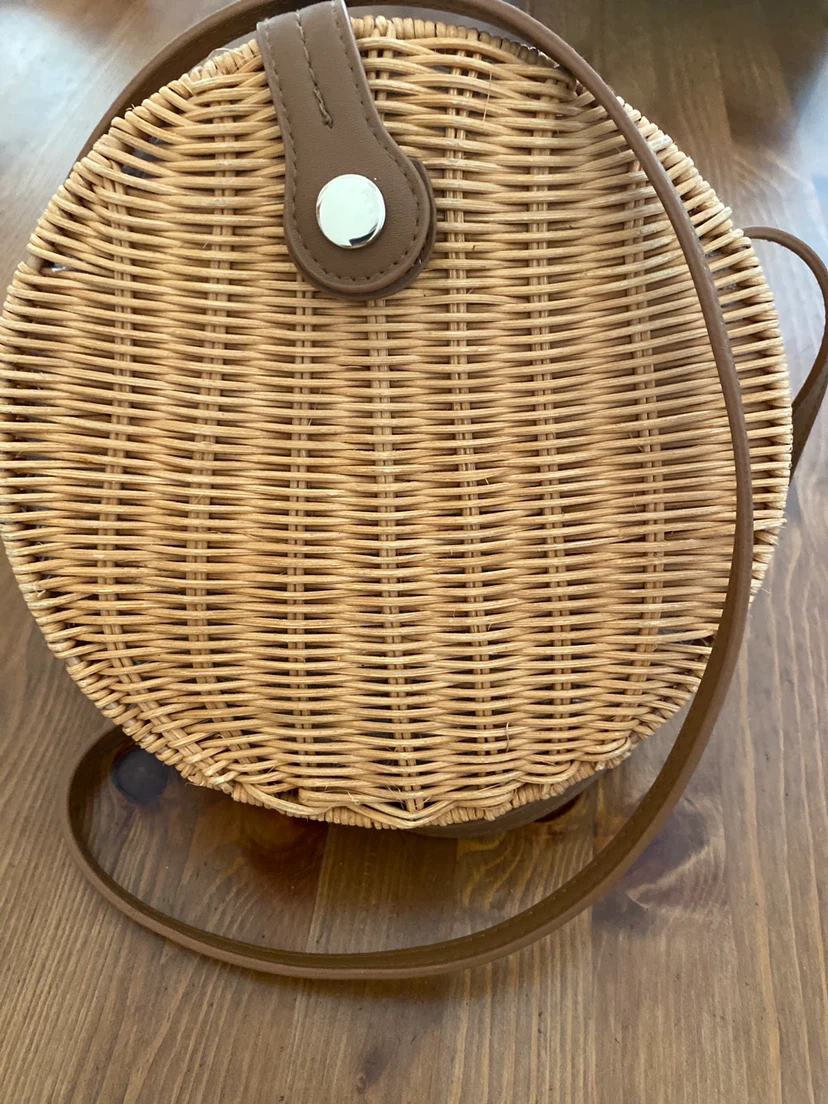 Zara Woven Round Crossbody Bag - photo 4