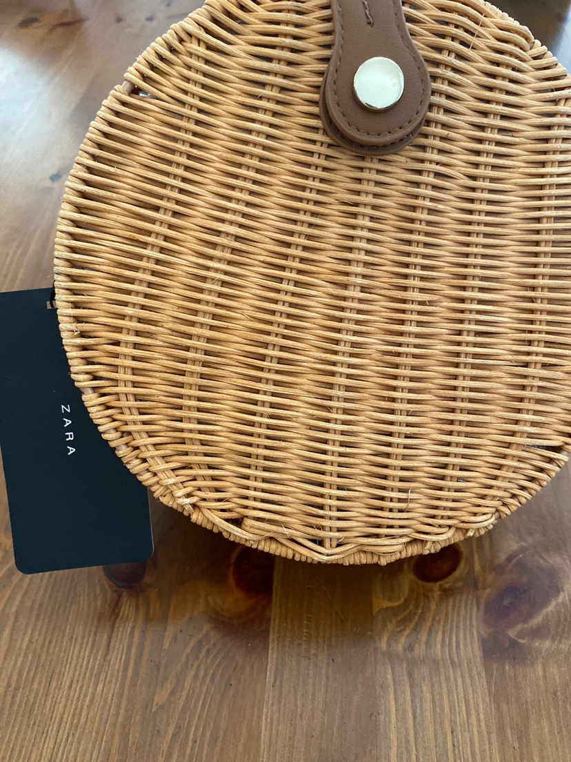 Zara Woven Round Crossbody Bag - photo 5