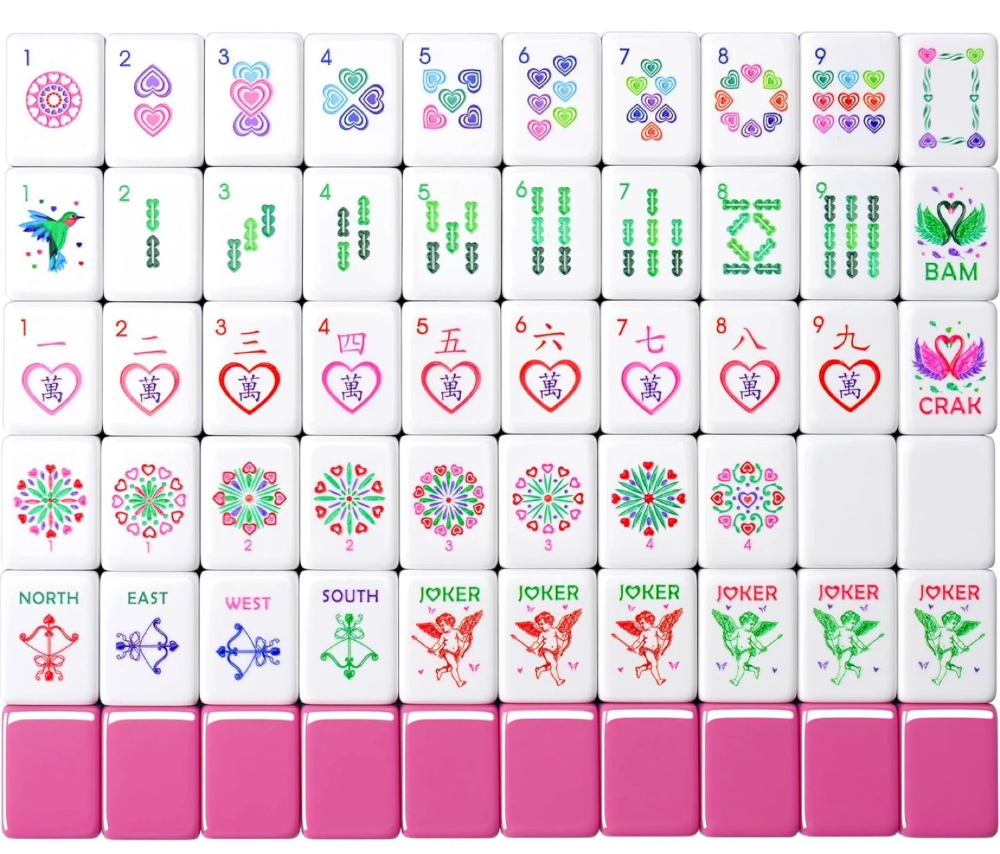 Mahjong Set with Travel Case & Chips - photo 2