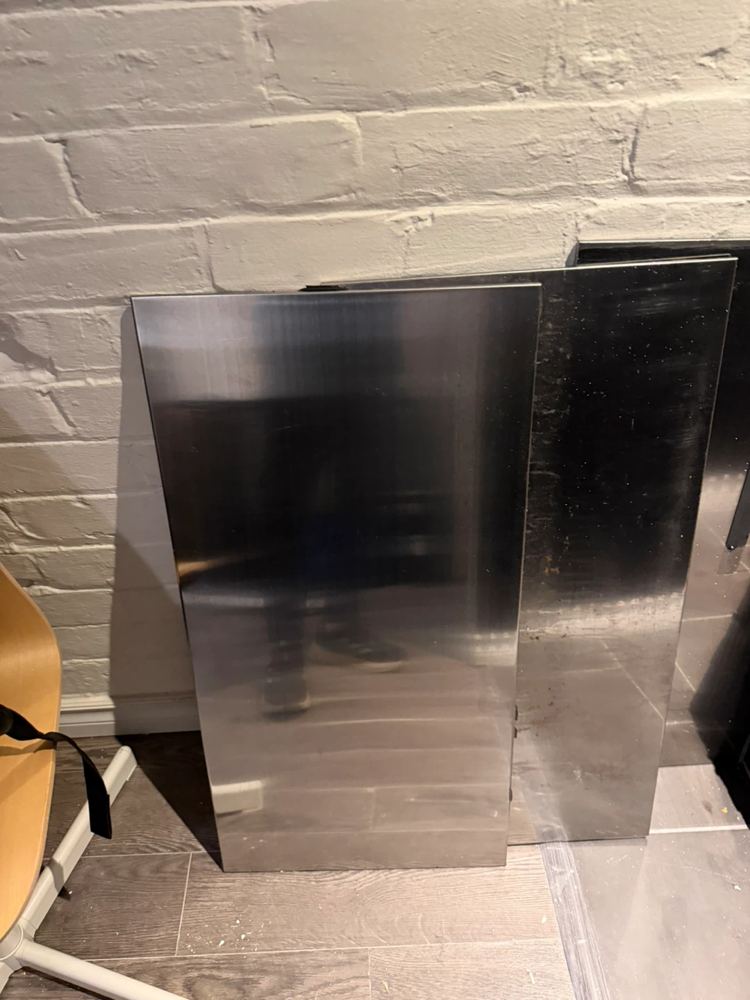 6 aluminum ikea backsplash panels - photo 2