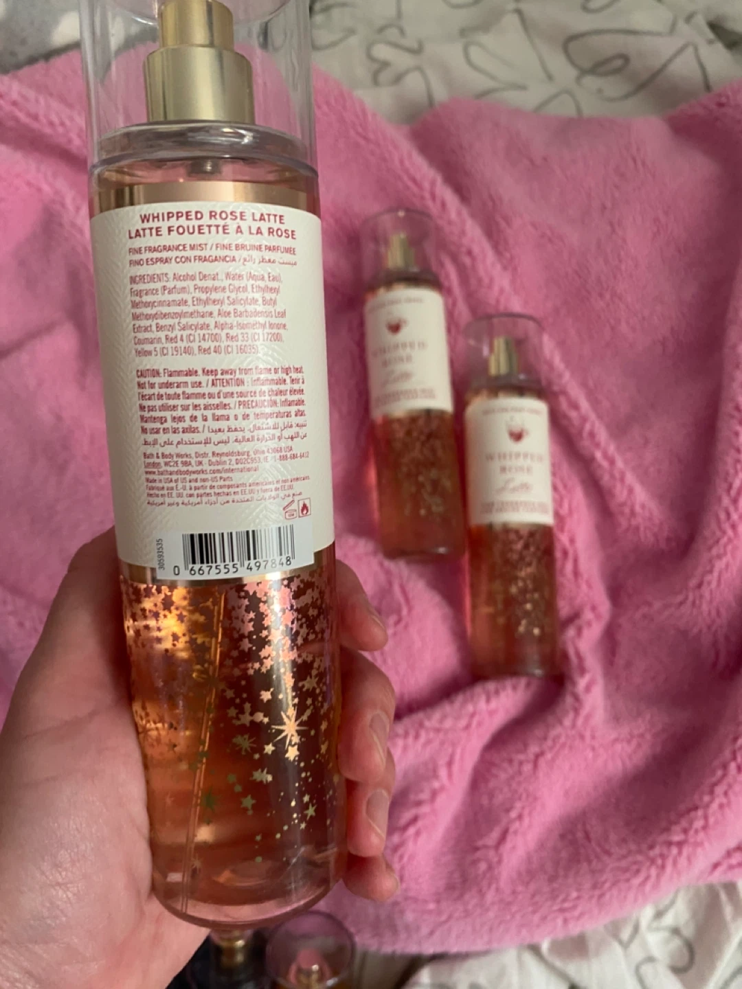 Bath & Body Works Whipped Rose Latte Fine Fragrance Mist (236ml)
