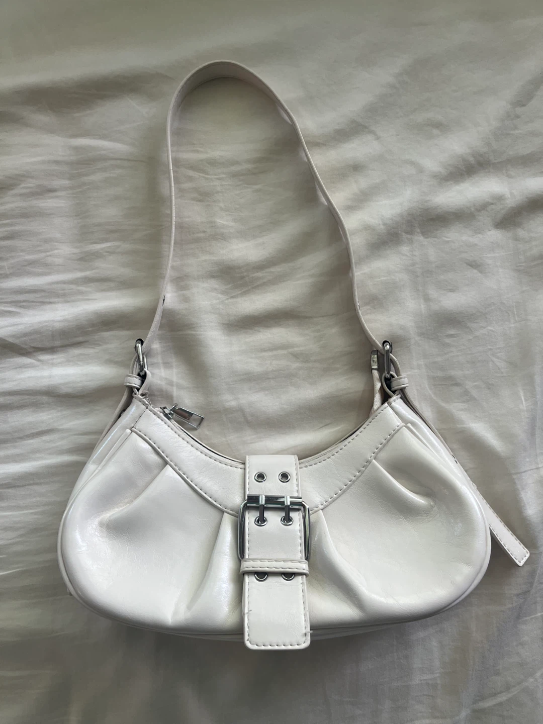 Y2K White Shoulder Purse