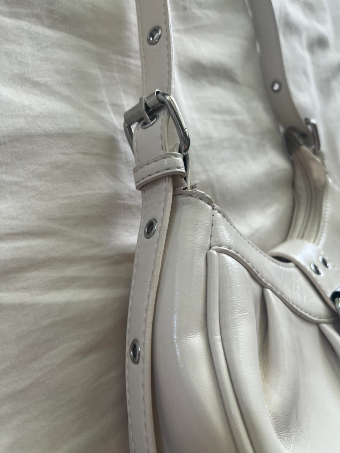 Y2K White Shoulder Purse - photo 3