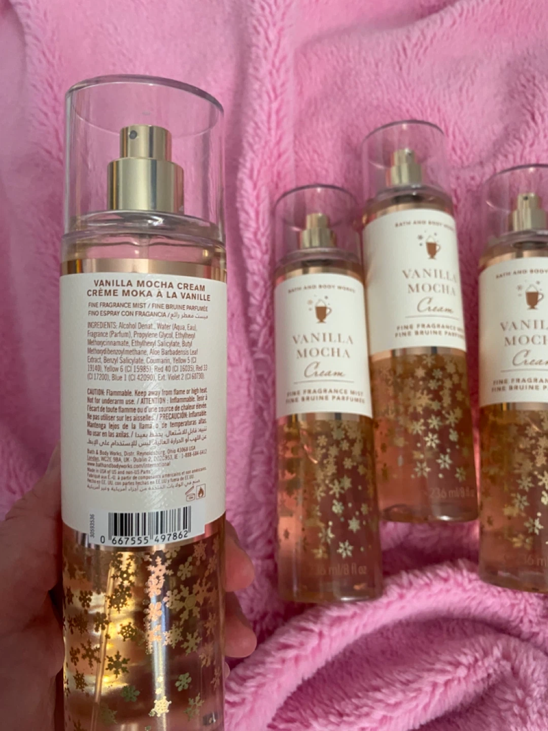 Bath & Body Works Vanilla Mocha Cream Fine Fragrance Mist Set - photo 2